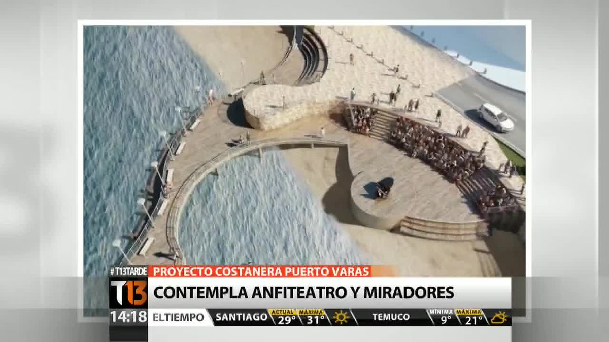 T13's tweet photo. #T13Tarde Nuevo proyecto de Costanera en Puerto Varas http://t.co/54uU6qFieC http://t.co/9g6kE6lqi9