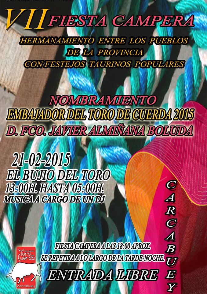 torocarcabuey's tweet photo. Y como sabemos que te encanta el mundo de la tauromaquia el sábado día 21 de febrero tenemos preparado..... http://t.co/2f7r4v2h2W