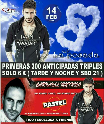 AlbertoLaPosada's tweet photo. No te pierdas a Iván Sánchez "AVATAR" este sábado en @LaPosadaLaVall 
Entradas ya a la venta http://t.co/XhB8Zwt1ES