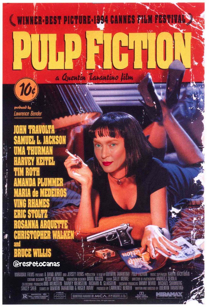 respetocanas's tweet photo. Pulp Fiction HOY. Uma Thurman. http://t.co/iz5ZKbWMKn