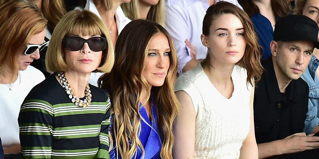 POPSUGARFashion's tweet photo. Does sitting next to Anna Wintour at #FashionWeek nab you a Vogue cover?... http://t.co/z2iVx7YoxL http://t.co/HrRGZnVUaR