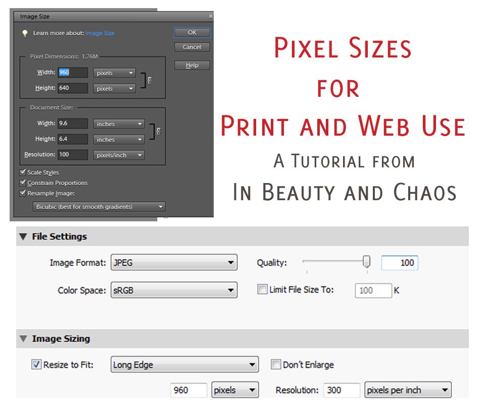 inbeautynchaos's tweet image. Pixel Size and Print or Web Use | Tutorial by Gretchen Willis goo.gl/kZaU9a #pixelsize #printingtips
