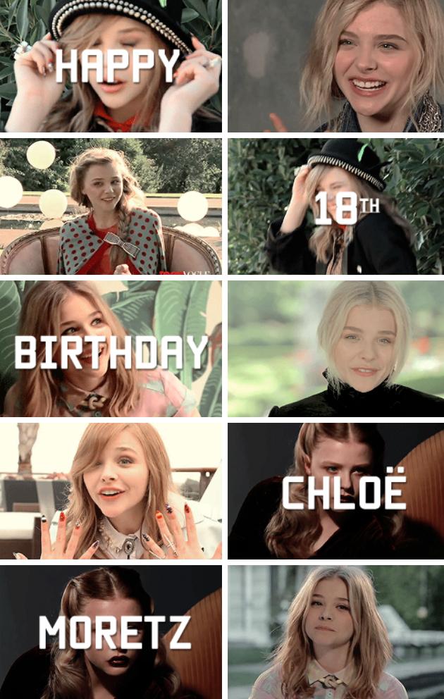 \"  Happy 18th Birthday Chloë Grace Moretz         