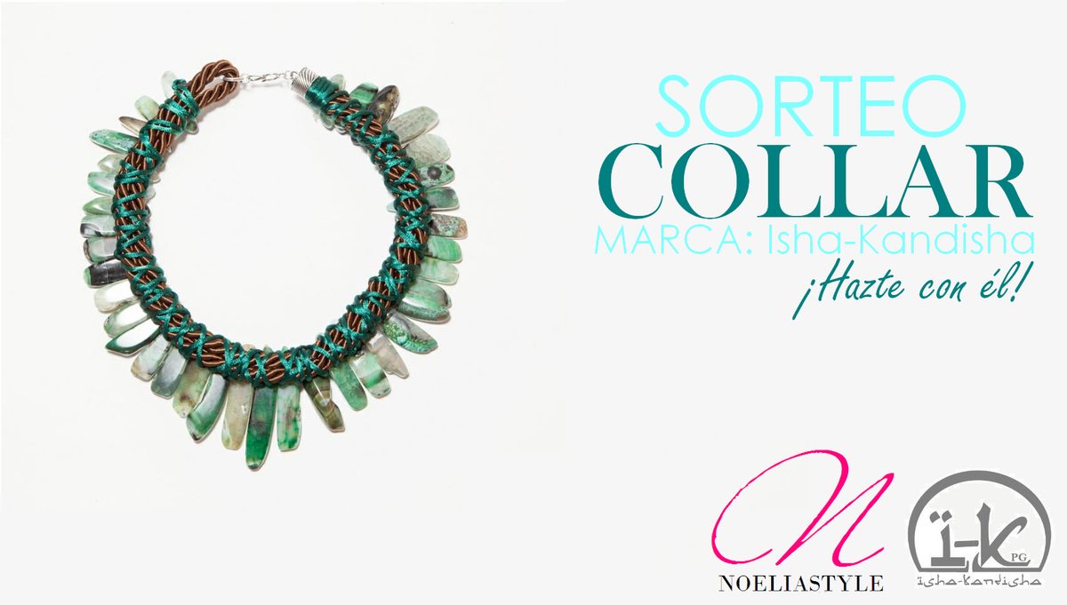 noeliastyleblog's tweet photo. #SORTEO Collar de ágata verdes con cordón de pasamanería de marca @ishakandisha http://t.co/SrZnITVi3a http://t.co/hqTe7L15zP