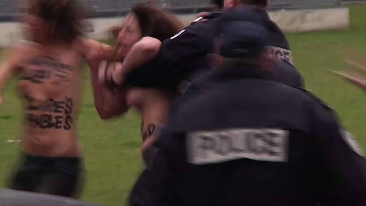 Protesta de mujeres Francia