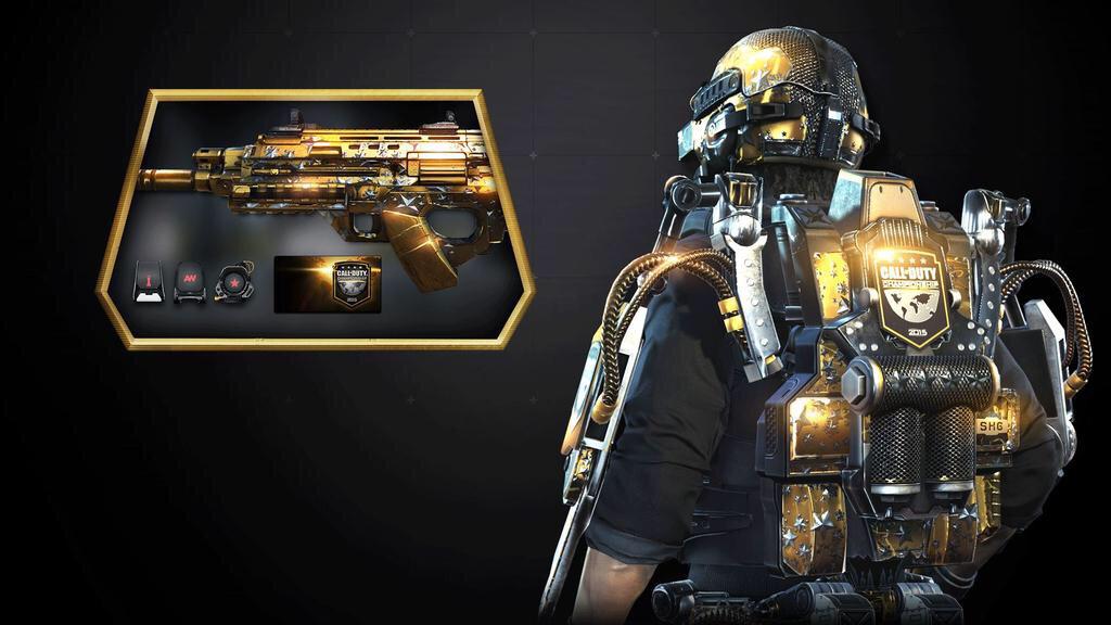 MiDNiTEMN's tweet photo. CoD Champs gear on AW?! One step closer to an @OpTicGaming pack, I can feel it. http://t.co/9fIamp9JWr