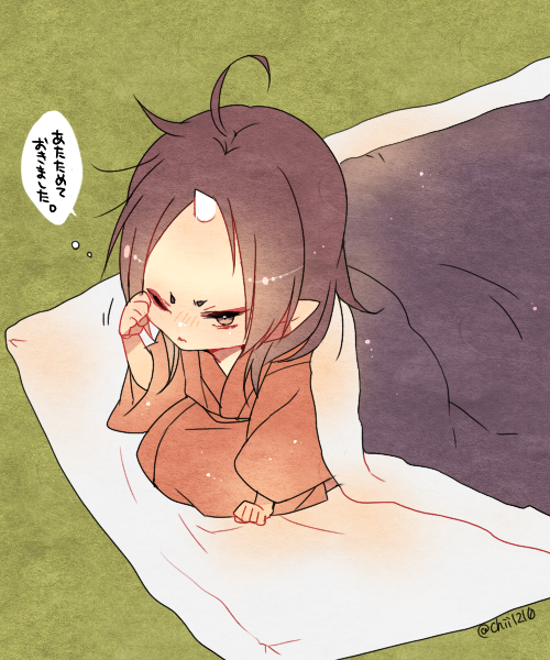 秀吉大作戦! #鬼灯深夜の真剣お絵かき60分一本勝負 またお風呂遅刻・・・ 