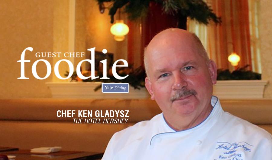 Our FOODIE series continues tomorrow as Yale welcomes guest chef Ken Gladysz from The Hotel Hershey. #foodie #Yale