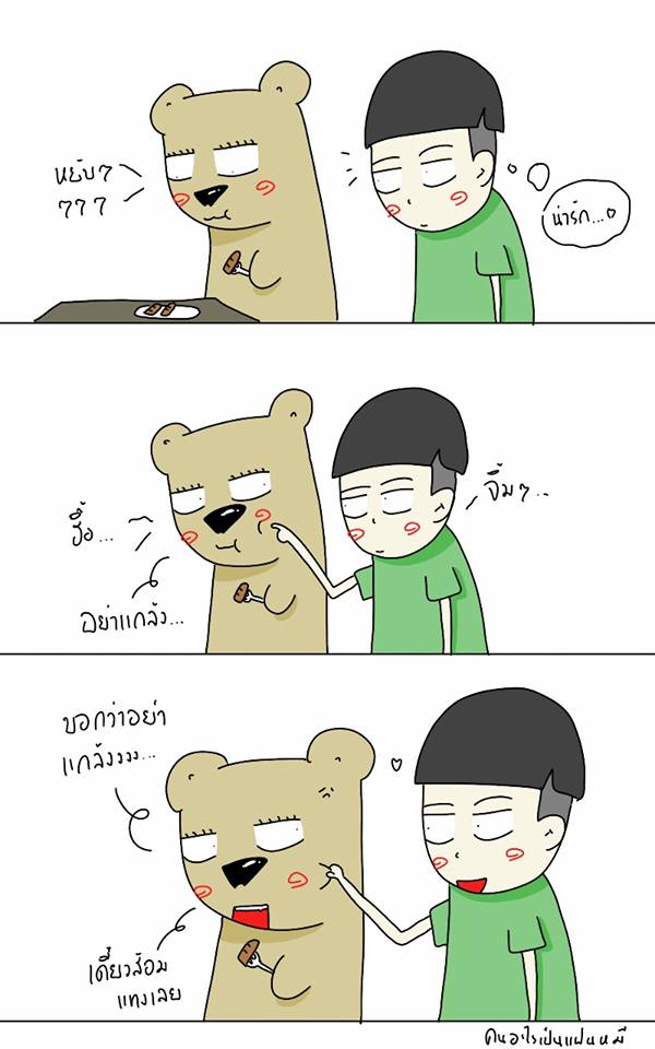 คนอะไรเป็นแฟนหมี tweet media