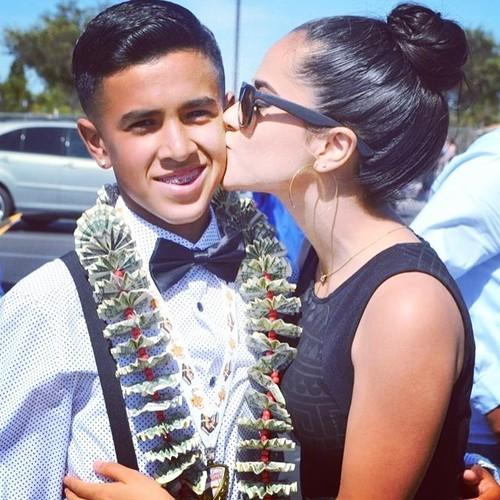 Look at me and my brother