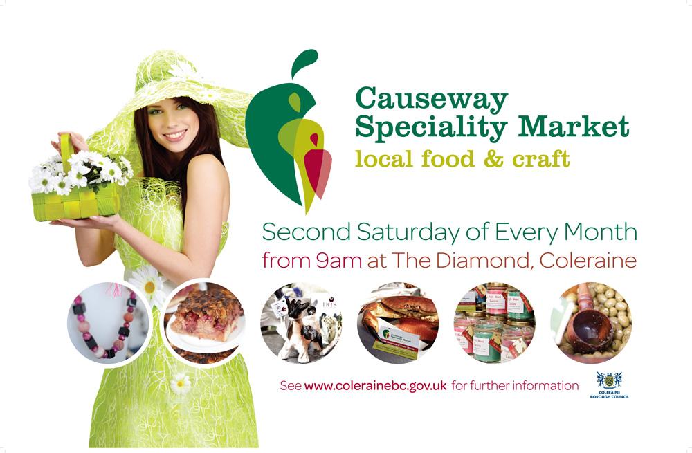 ColeraineBC's tweet photo. The Causeway Speciality Market, returns this Saturday, 14th February! http://t.co/spZ32AgcZ4