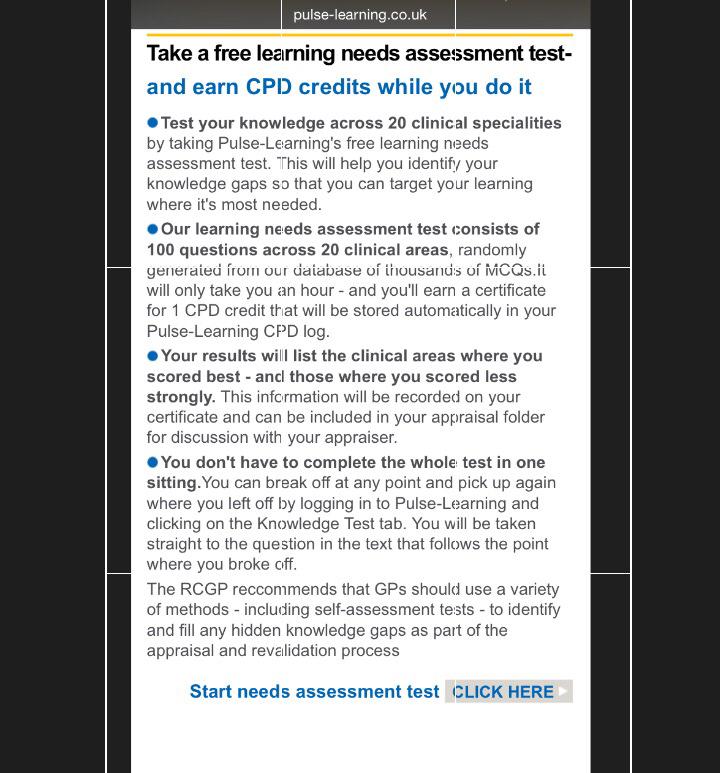 barnes_johnson's tweet image. Tip: great module for prep. #GPAppraisal @PulseLearning #LearningNeedsAssessment @RCGP #Youdontknowwhatyoudontknow