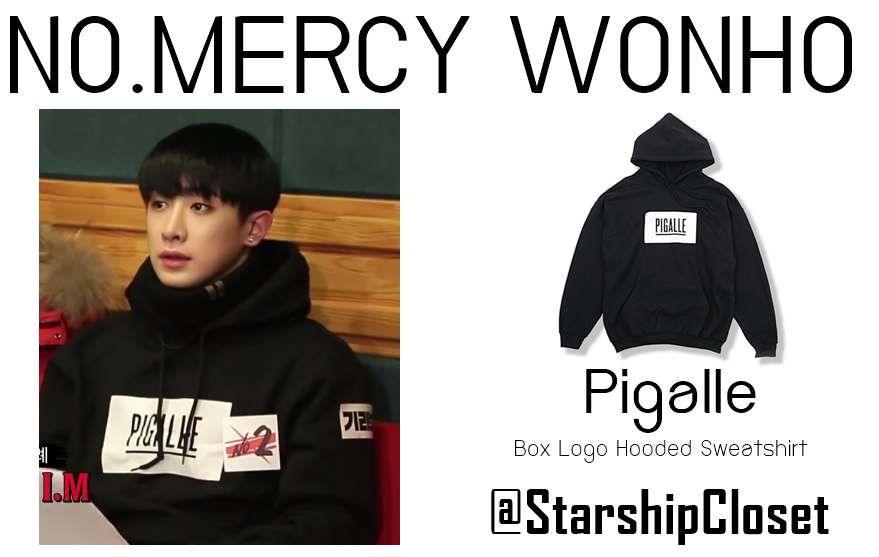 pigalle box logo hoodie