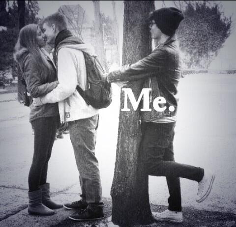 Yo en San Valentín.