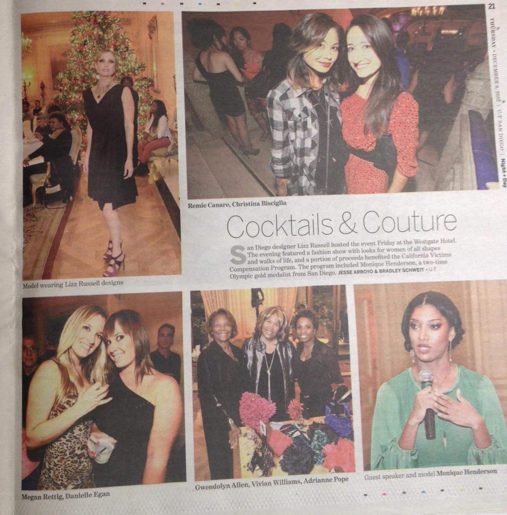 THELRCOLLECTION's tweet photo. The Lizz Russell Collection in the San Diego Union-Tribune! Lizz Russell events are coming soon! #PublishedDesigner http://t.co/H69yHsILJE