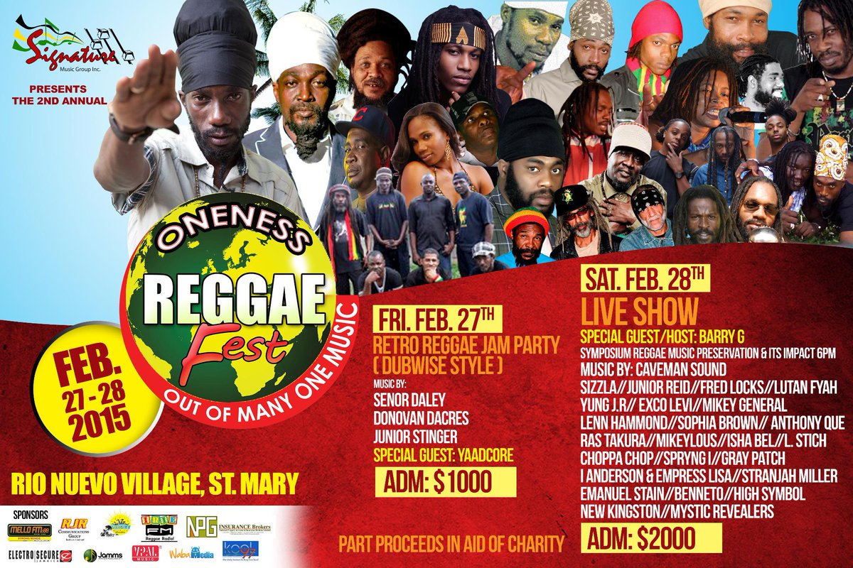 ONENESS REGGAE FEST 2015, "PEACE, LOVE AND UNITY THROUGH POSITIVE AND SPIRITUAL VIBRATIONS" - facebook.com/onenessreggaef…