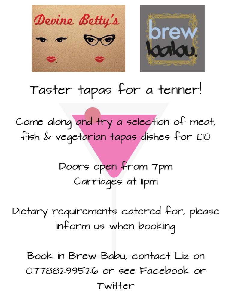 Only 4 seats left 20/02/15 <a href="/Devinebettys/">Lady Chef Little E</a> <a href="/brewbabu/">Brewbabu Oundle</a> MIMO :-) x