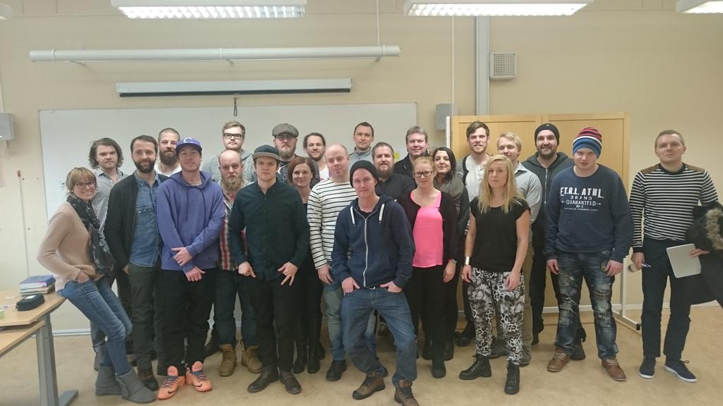 Idag höll Christoffer låda för detta gäng elever på bryggerteknikutbildningen i Ludvika #sodramalt