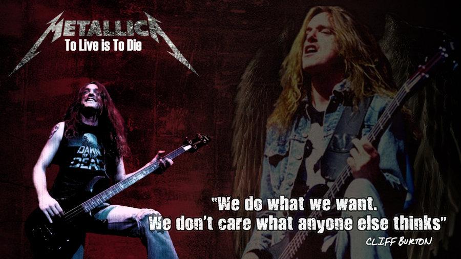 Fuiste una de mis más grandes influencias en el BAJO donde sea q estes happy bday \"CLIFF BURTON\" (1962 - 1986 R.I.P) 
