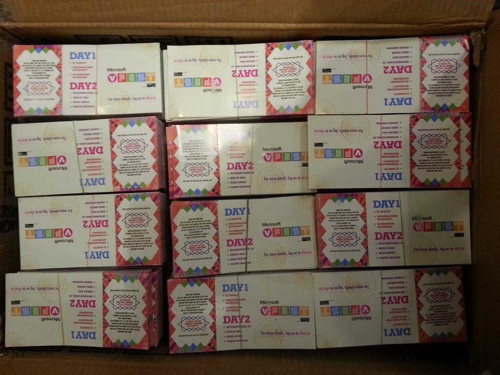 TheJoshuaDsouza's tweet photo. A whole lot of beautiful free passes are here. Grab them now. #VFEST #Vfest2015 #VFestGoa @WeAreGoaaa @rrivoncar http://t.co/PemPGakHkF