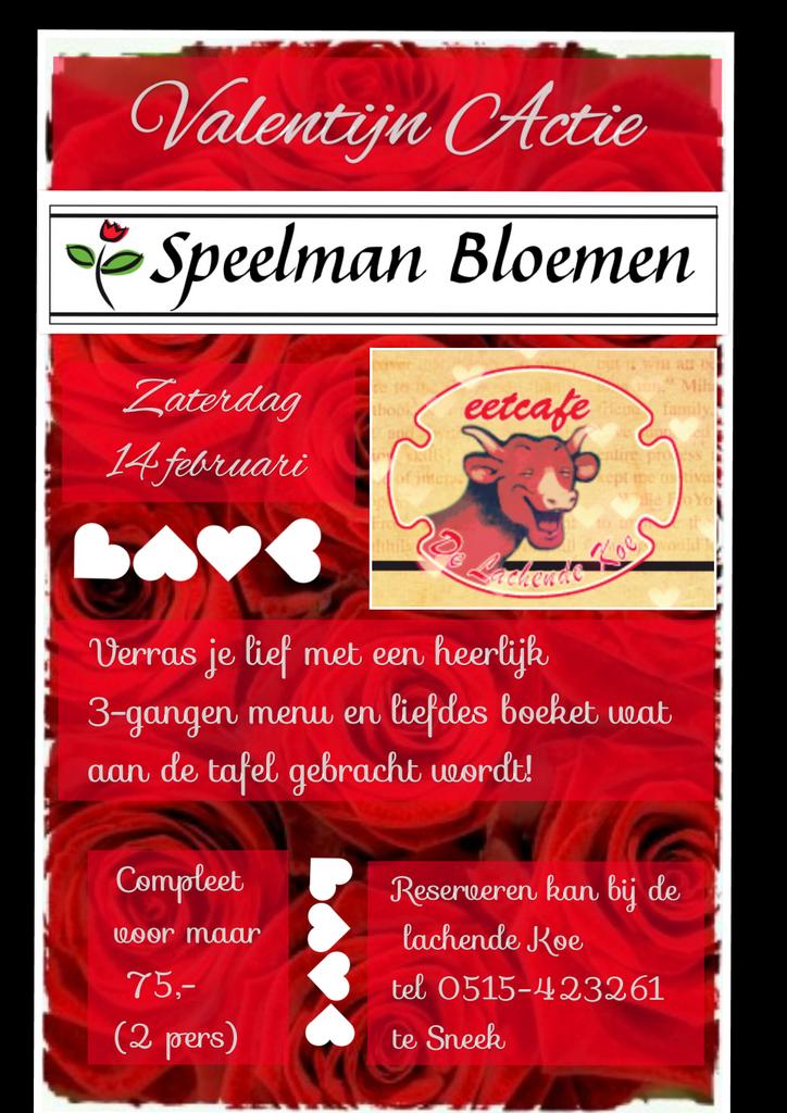 #Valentijn knaller!! Samen met <a href="/delachendekoe/">delachendekoe</a> #sneek Reserveer snel!!