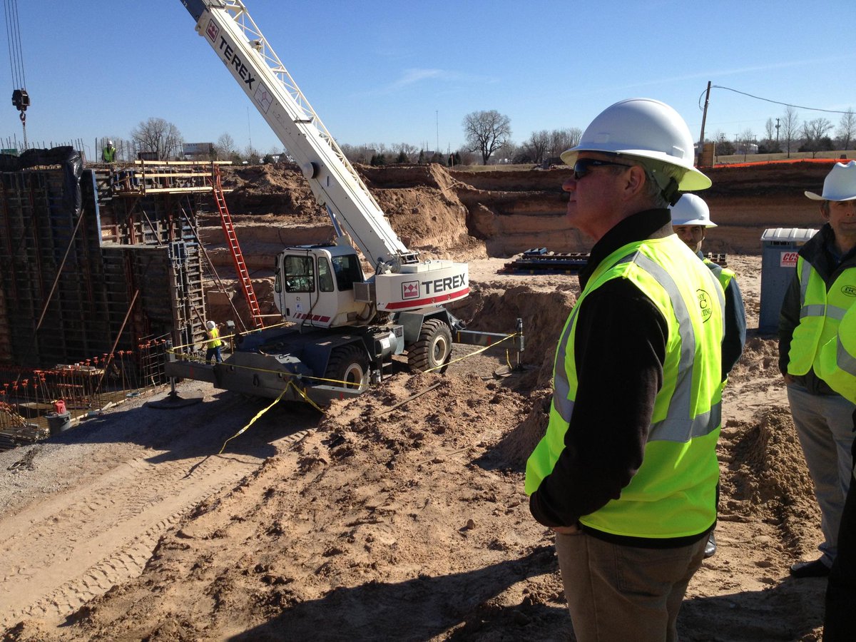 The <a href="/USACanoeKayak/">.</a> Board toured the construction site of the #MAPS3 whitewater facility during their annual meeting.