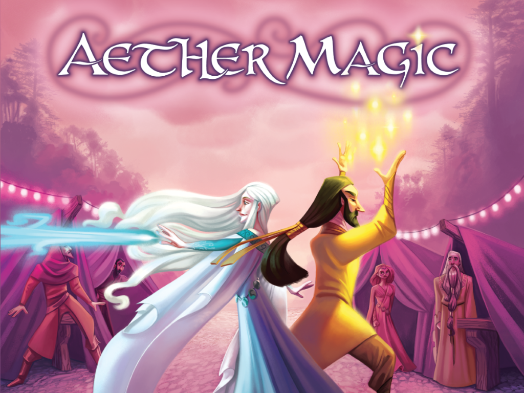 realjefflarge's tweet image. We're live! @kickstarter #AetherMagic HappyMittenGames.com/kickstarter