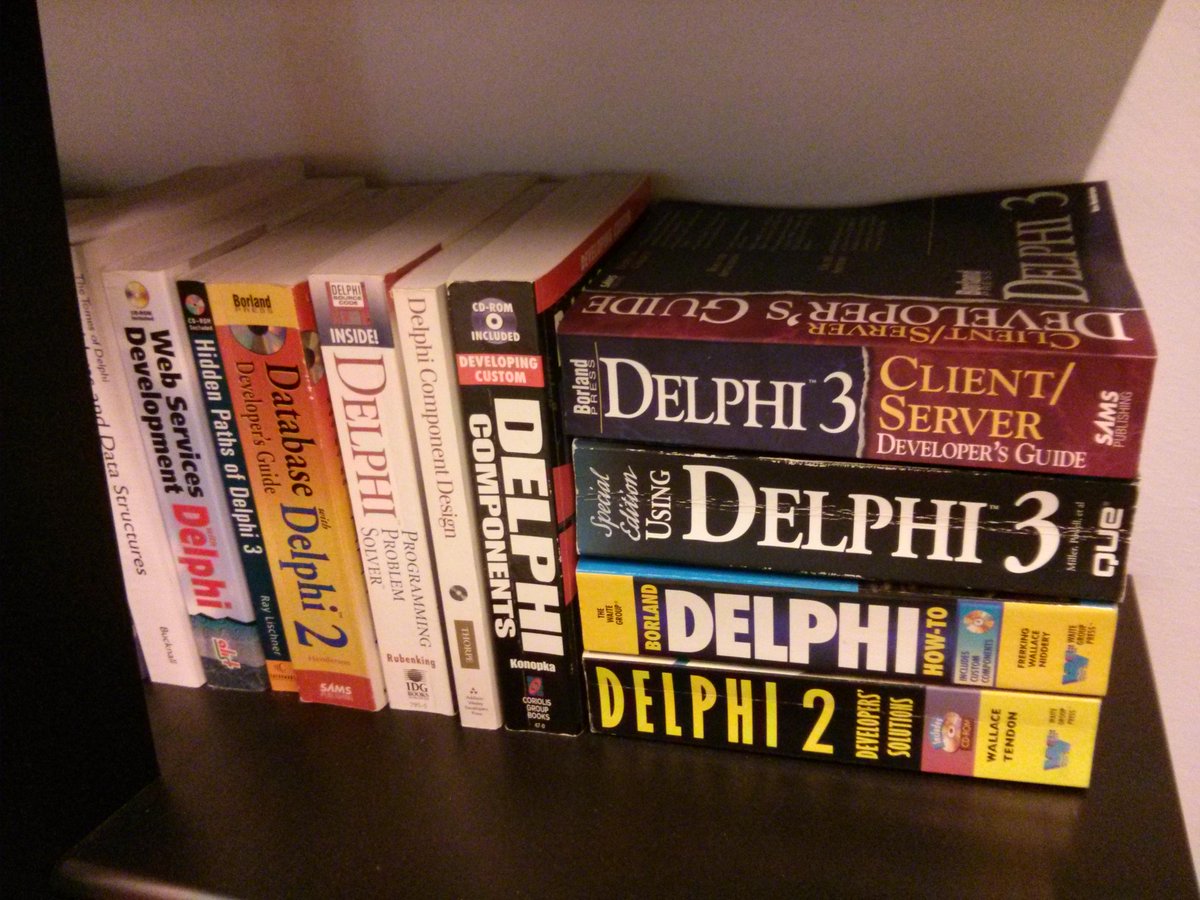 delphitweetday's tweet image. Old books for #DelphiWeek