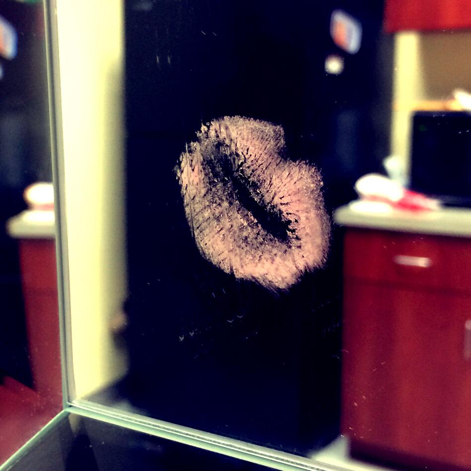 SkyHillMN's tweet photo. Day 2 of the #5DayHeatItUpChallenge - kiss someone or put on lip product and kiss a mirror! Post your pic!!! http://t.co/ERSzja6LAK