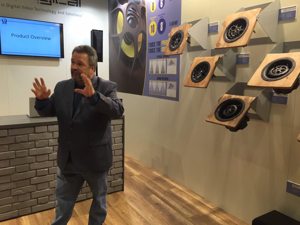 rAVePubs's tweet image. We&apos;re covering @OriginAcoustics press conference @ISE_2015 #ise2014 and they&apos;re explaining their design technology: