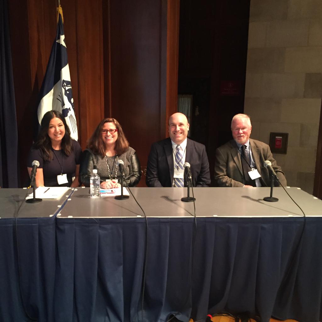 michelleshafer's tweet photo. Loved participating on @EACgov / @usnistgov "Trends" panel on behalf of @CSGOverseasVote @CSGovts #fov15 http://t.co/NyQRBPV5jd