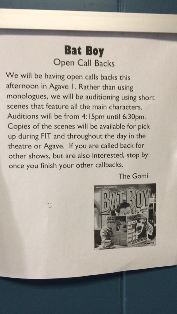 Callbacks are posted! Congratulations! And remember a callback does not mean you will/won't be cast! ❤️