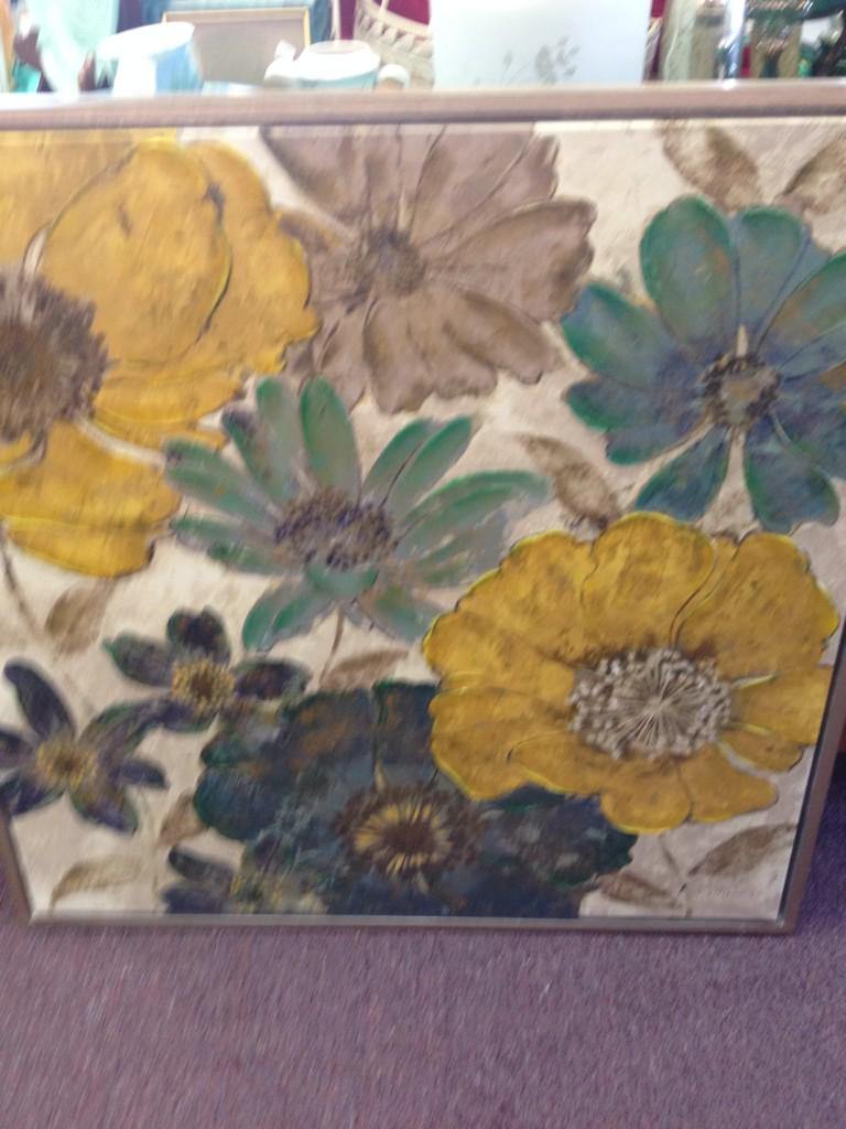 Homemakerthrift's tweet image. Gorgeous large art piece.
