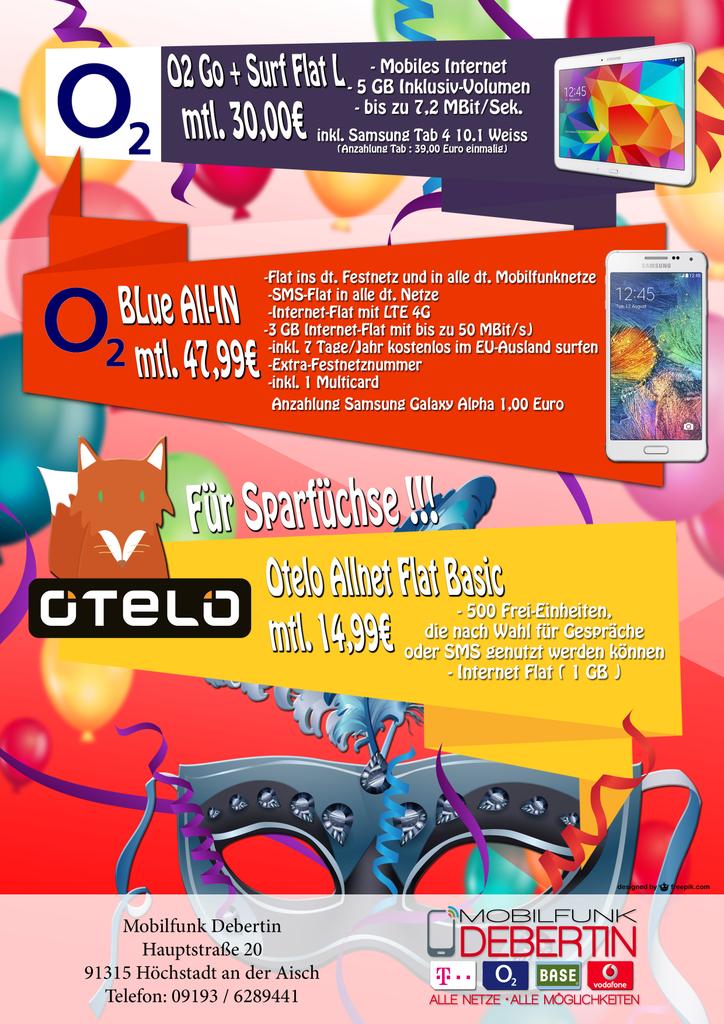 MDTechblog's tweet image. Die aktuellen Angebote zum #Karneval / #Fasching .