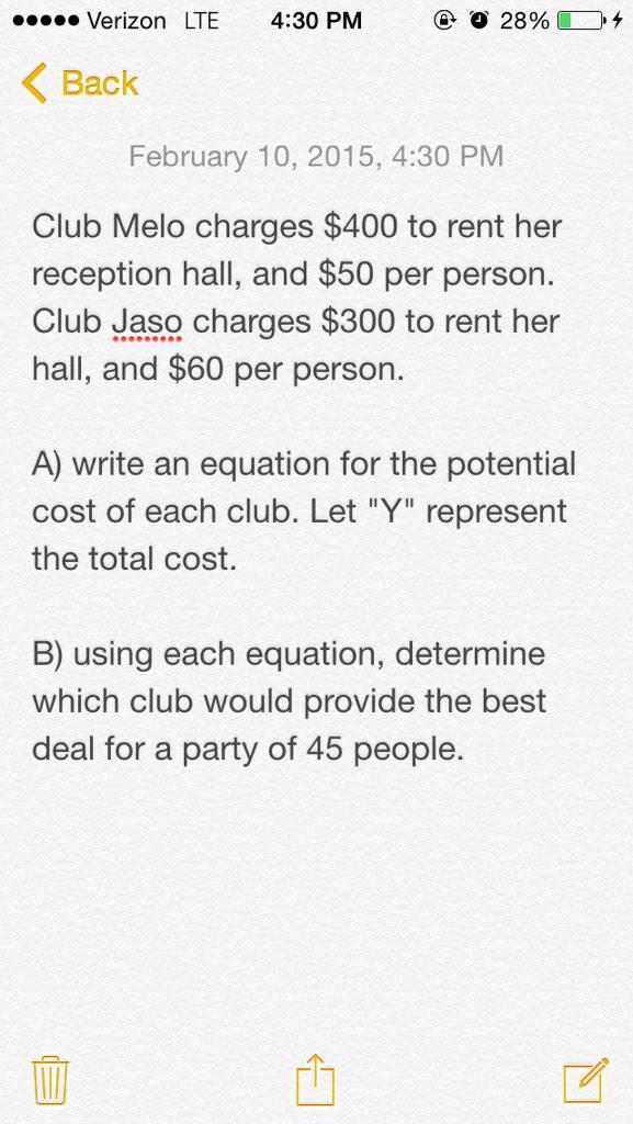 Homework for 2/2/15