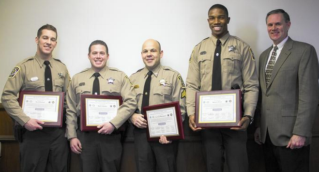 newssun's tweet photo. Officers honored by @LakeCountyIL Board for saving lives during heroin overdoses http://t.co/iUVqlW65Zb http://t.co/CmPFh4kSiP