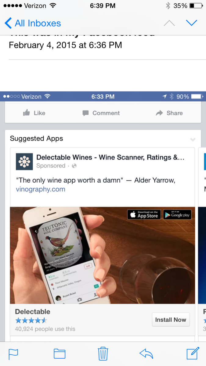 Teutonicwines's tweet image. Ever wonder what others are drinking? Check out this cool mobile wine app from Delectable. @delectable @vinography