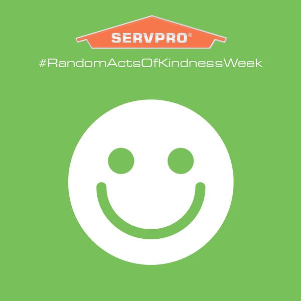 SERVPROHuntVall's tweet photo. It's Random Acts of Kindness Week! Smile - it makes a world of difference. http://t.co/pUUhXnqz9e