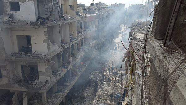 #دوما_تحترق  .. #دوما_تباد ولا عذر للأوغاد .. 
#سوريا 
#syria