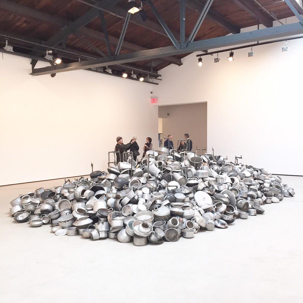 ArtObserved's tweet image. #SubodhGupta &apos;Seven Billion Light Years&apos; Preview @HauserWirth | 18th St