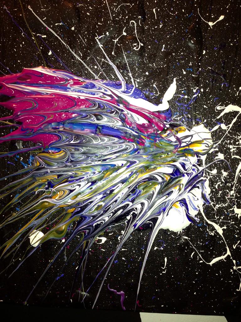 JohnyDar's tweet photo. #angrybutterfly from #acryliconcanvas series #perfectmoments http://t.co/Za3FEKIe2g