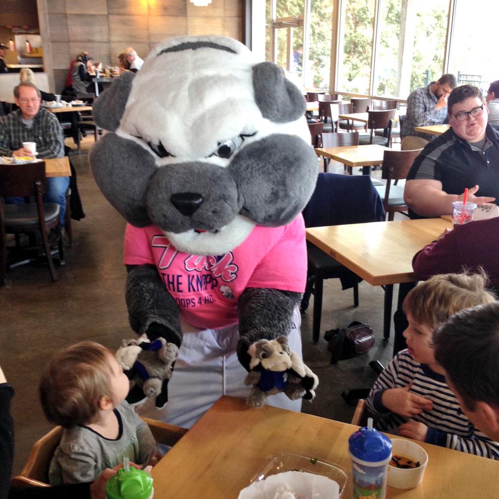 DUBulldogs's tweet photo. Looks like we have some new Bulldog fans! #AllAboutThatDrake http://t.co/Wtqhuqxnqm