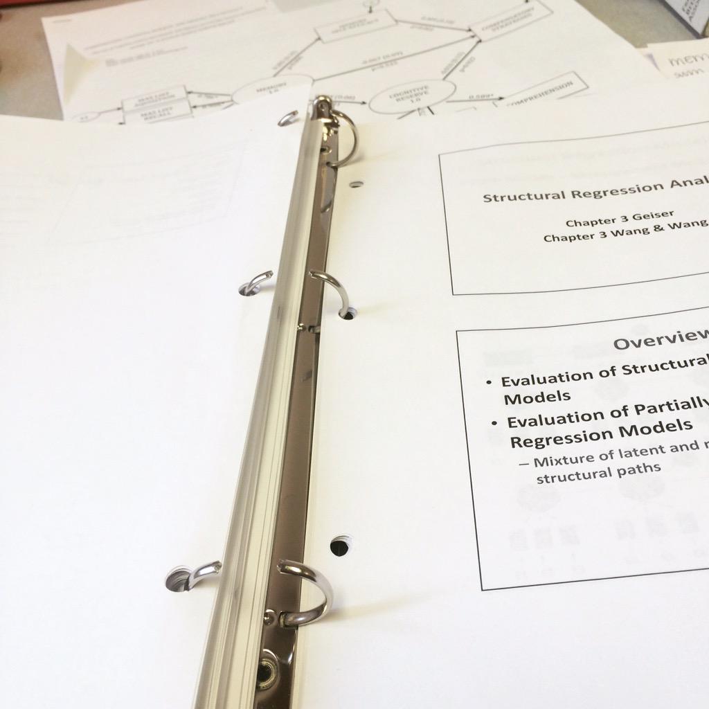 christa_UXR's tweet image. #fail #holepunchstruggles #structuralequationmodeling
