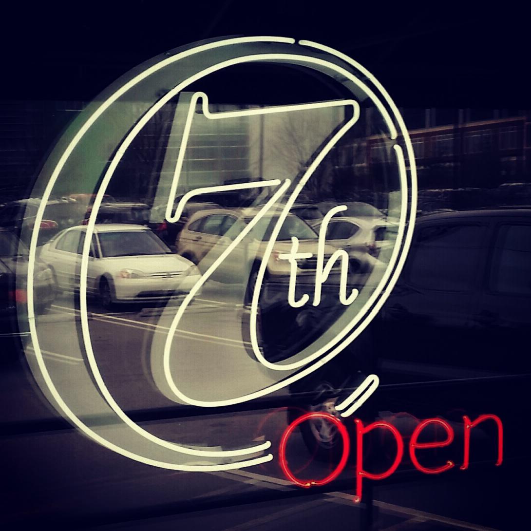 Our new sign is up! Look for the neon on 7th. Grab a pizza to go or a drink on your way by! #uptownclt #clteats