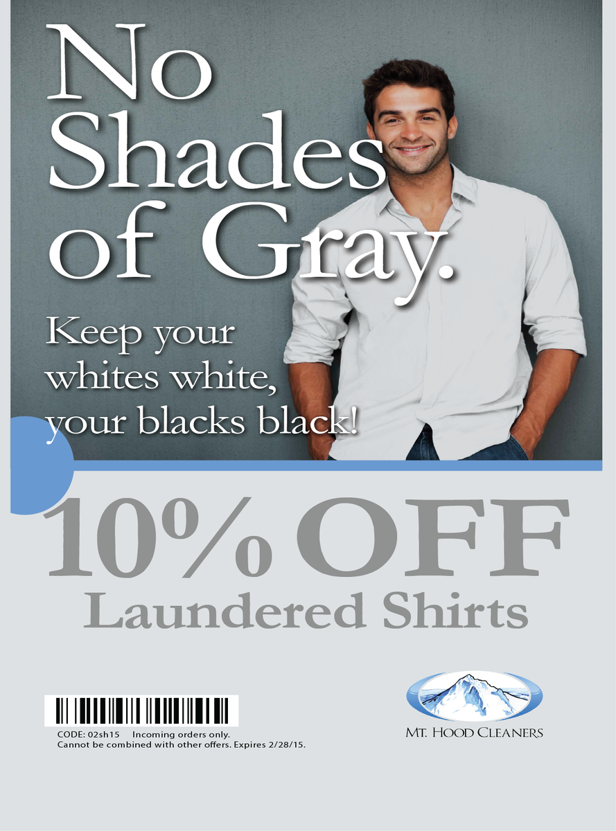 Hmmm #50ShadesofGray and our Shades of Gray shirt special... We planned it. :) Save 10% all month long!