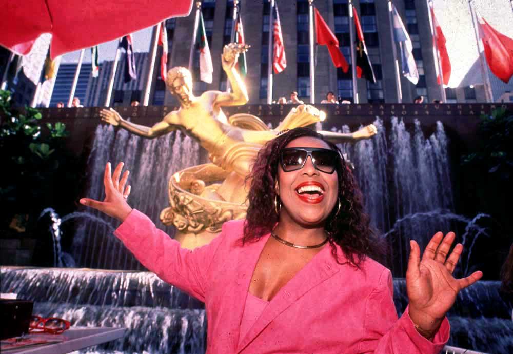 Happy birthday Roberta Flack!  Got to photograph her in Rockefeller Center, 1988. 