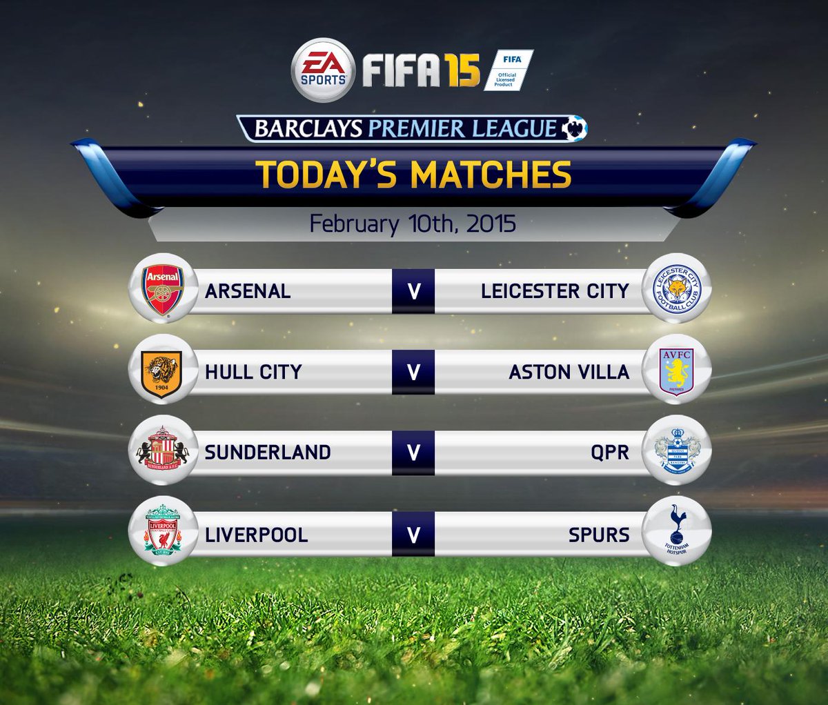 MIDWEEK FOOTBALL! Four premierleague matches on the way. BPL Football