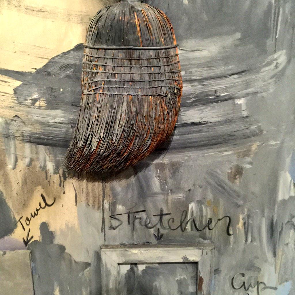 walkerartcenter's tweet photo. Focusing in on Jasper Johns, "Fool's House" #artexpanded http://t.co/vlWzgzM8pw