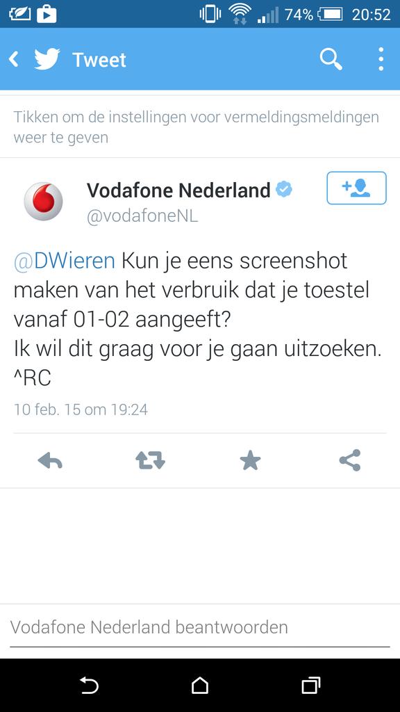 DWieren's tweet photo. @vodafoneNL hierbij de screenshot van mijn datagebruik . Hoop dat jullie wat voor mij kunnen betekenen! http://t.co/9fdPIuDOSA