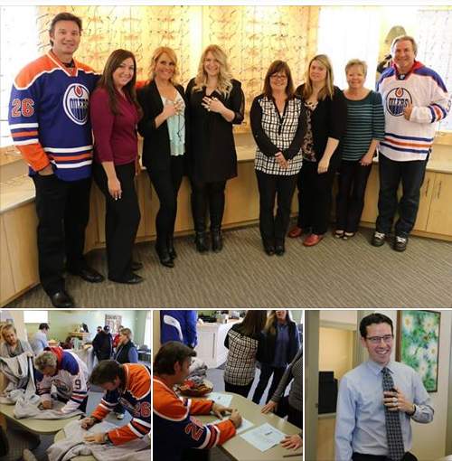 LongPondClassic's tweet photo. A visit to Windsor Vision Ctr @BirthplacHockey with @LegendsAllStars   @LongPondClassic http://t.co/TOKat4sxIb http://t.co/QjOYhEyszp